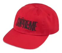 Splatter 6-Panel Baseballkappe - Rot