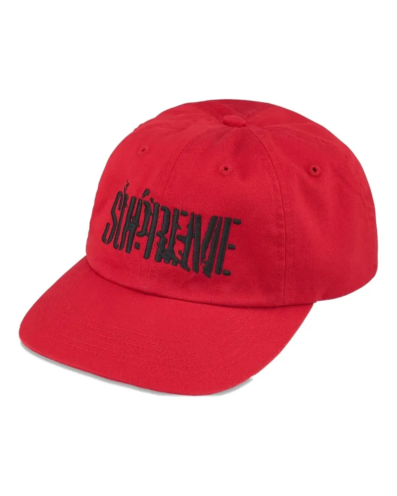 Supreme Being Splatter 6-Panel Baseballkappe - Rot Rot