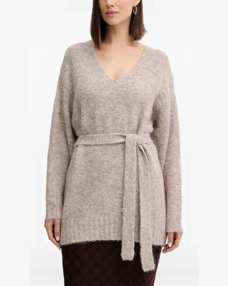 Guess KIyoka V-neck sweater - Nude Nude