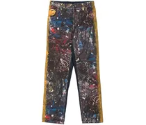 Exclusive Painted Art Jeans - Blau
