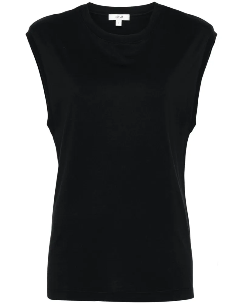 AGOLDE Trägershirt mit rundem Ausschnitt - Schwarz Schwarz