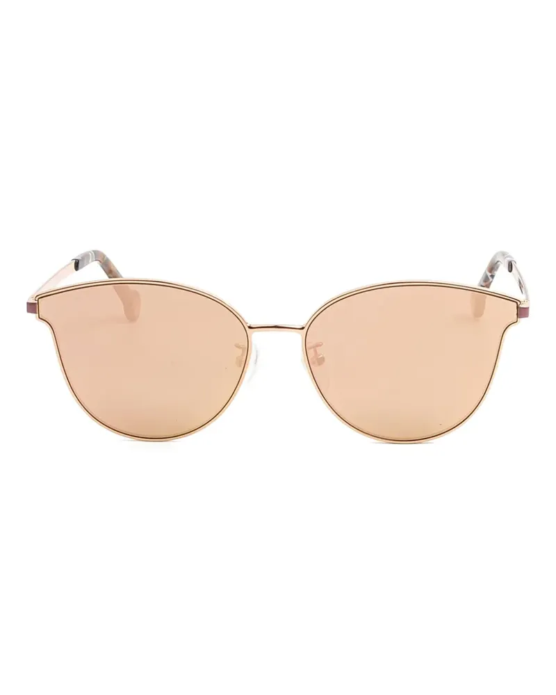 Carolina Herrera New York Sonnenbrille mit geometrischem Gestell - Rosa Rosa