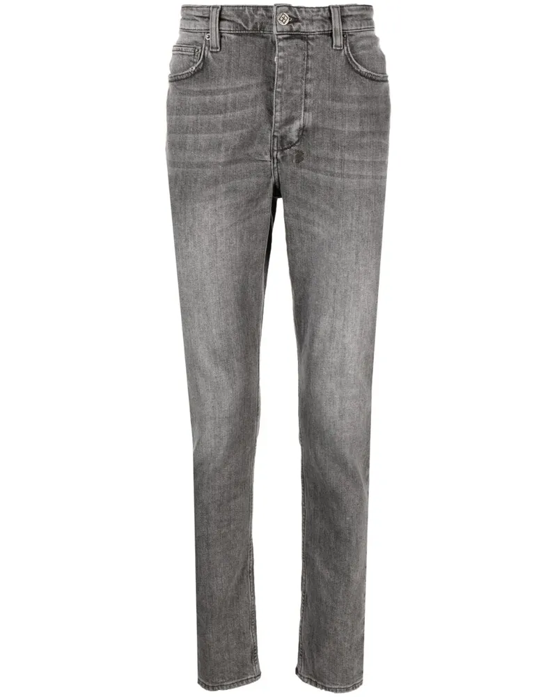 ksubi Halbhohe Chitch Monokrome Jeans Grau