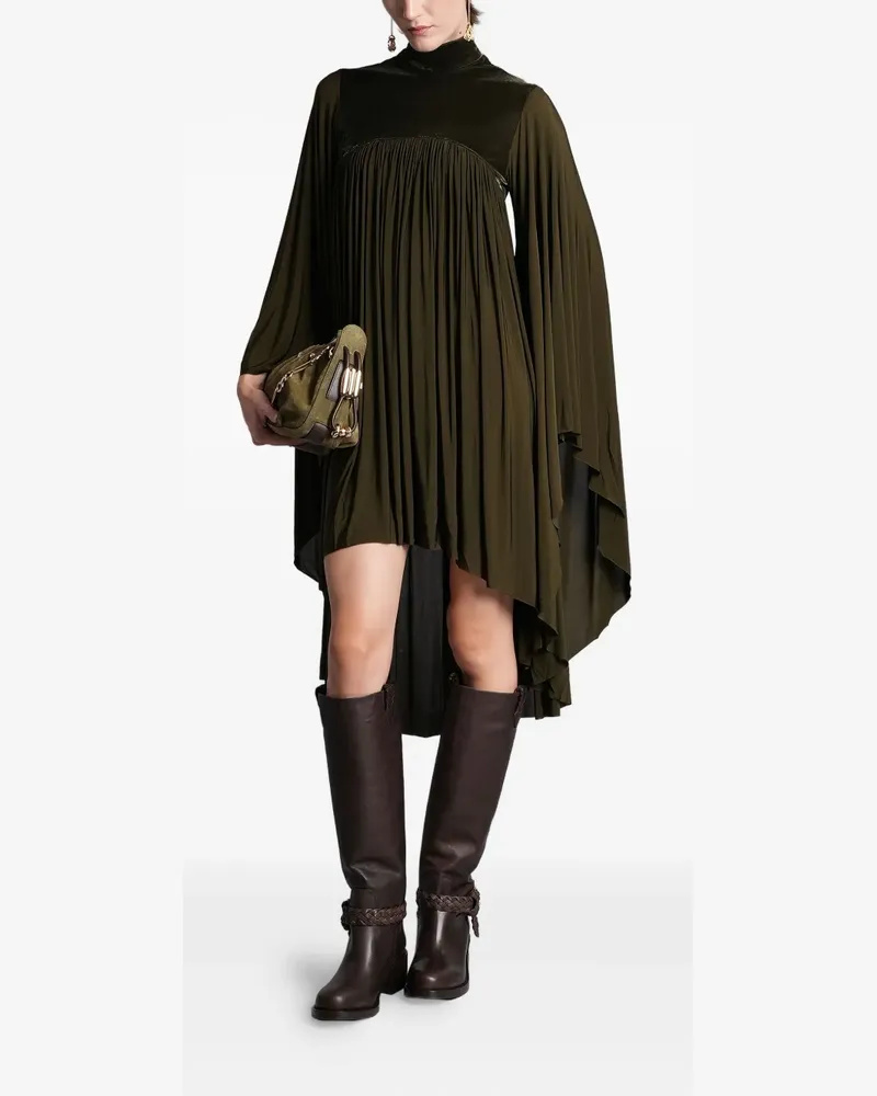 Zimmermann Memento high-neck pleated dress - Grün Grün