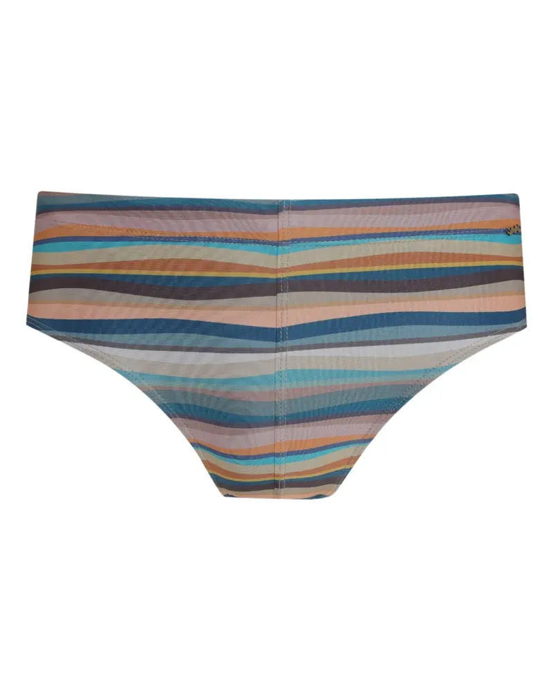 Amir Slama Gestreifte Badehose - Blau Blau