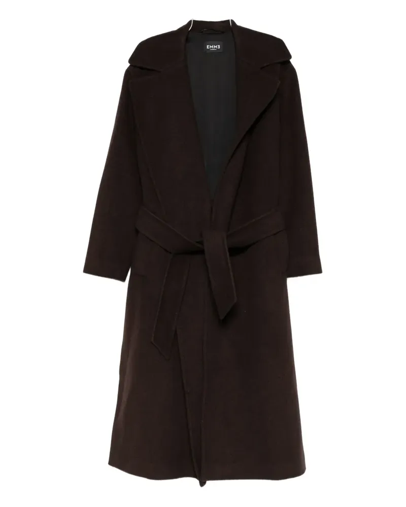 MARELLA Cadmio belted single-breasted coat - Braun Braun