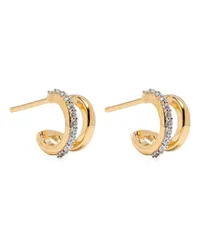 Missoma Pave Double Ohrstecker Gold