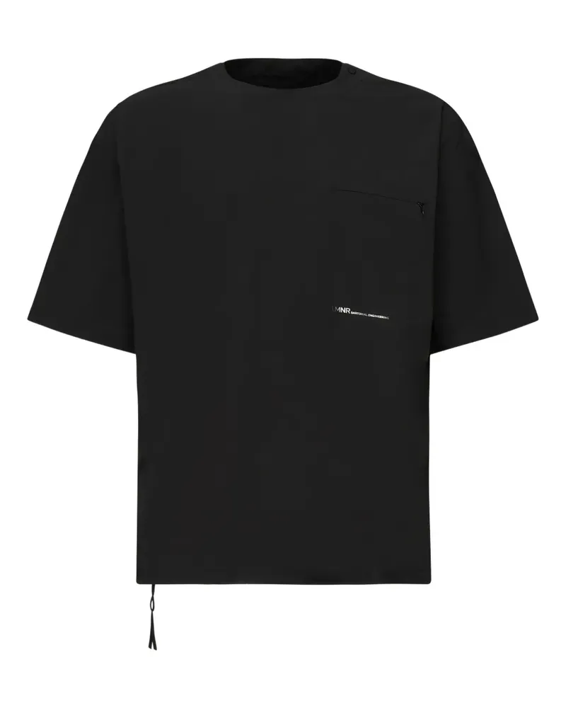 Herno T-Shirt mit Tasche - Schwarz Schwarz