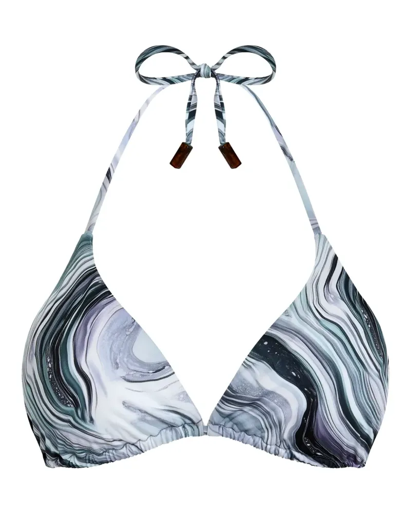 Vilebrequin Marble triangle-cup bikini top - Weiß Weiß