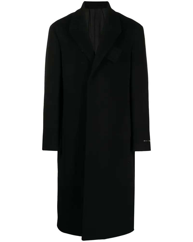 1017 ALYX 9SM Einreihiger Midimantel - Schwarz Schwarz
