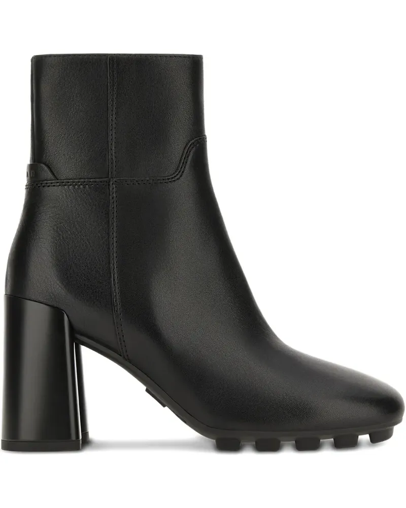 Hogan Stiefel aus Leder 90mm - Schwarz Schwarz