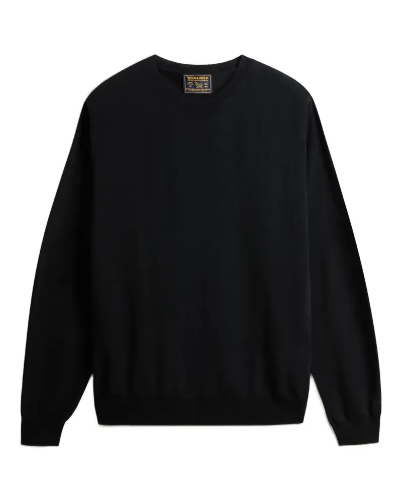 Woolrich Pullover mit rundem Ausschnitt - Schwarz Schwarz