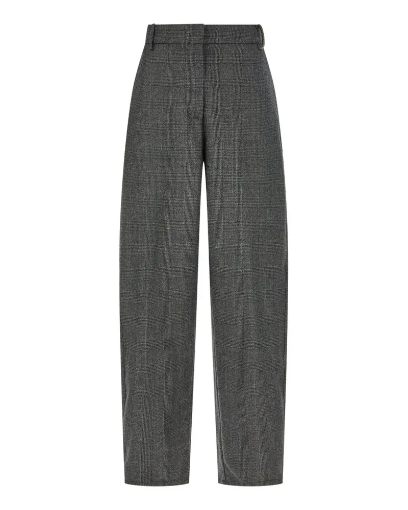 PANICALE Cashmere Hose mit Prince of Wales-Karo - Grau Grau