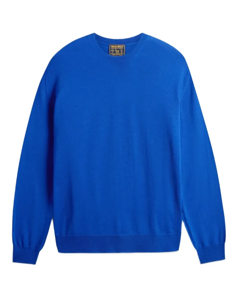 Woolrich Pullover aus extrafeiner Merinowolle - Blau Blau