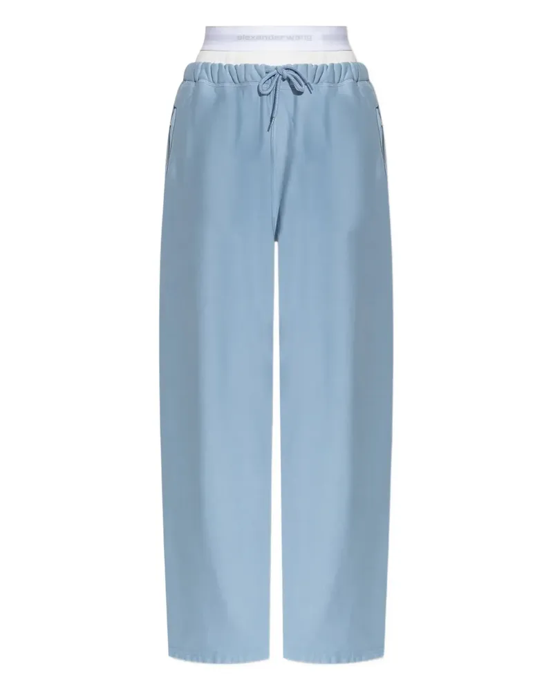 Alexander Wang Hose mit Kordelzug - Blau Blau