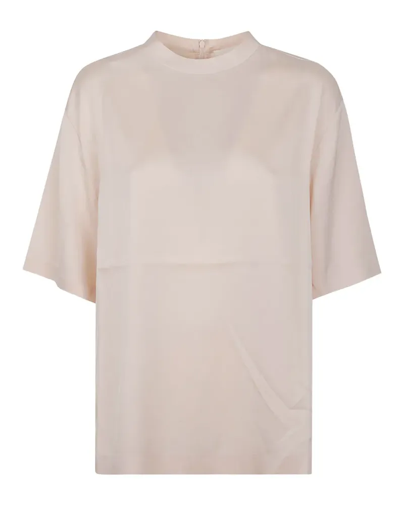 Lisa Yang Oberteil mit Stehkragen - Nude Nude