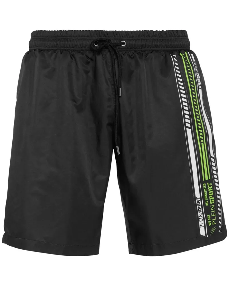 Philipp Plein Klassische Badeshorts - Schwarz Schwarz