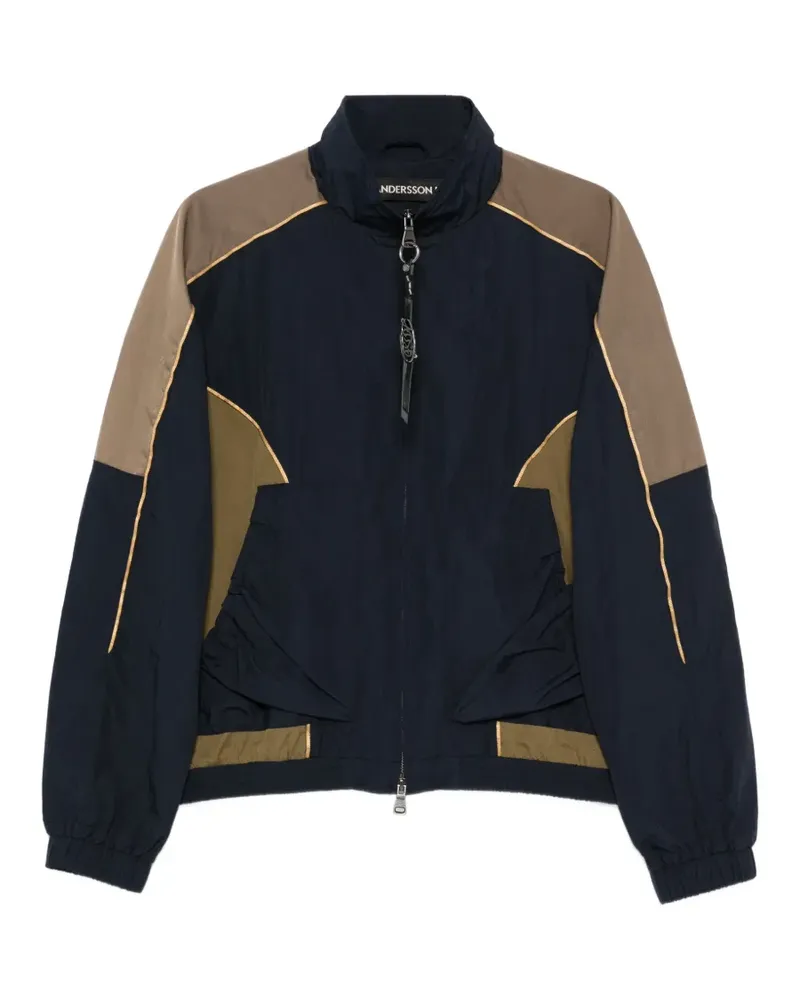 Andersson Bell Jacke in Colour-Block-Optik - Blau Blau