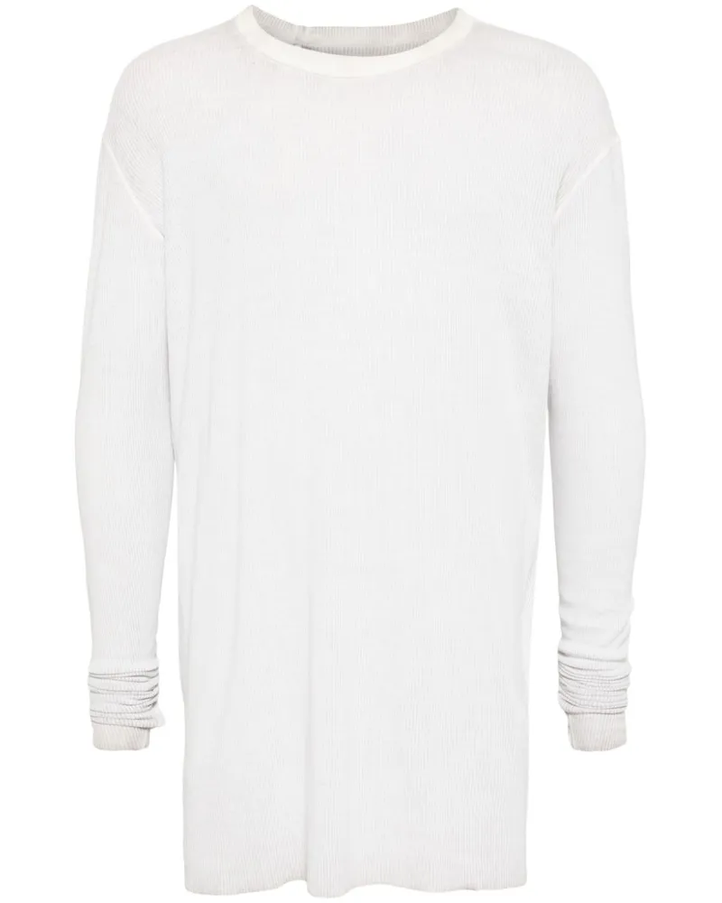 Boris Bidjan Saberi Klassisches Langarmshirt - Grau Grau