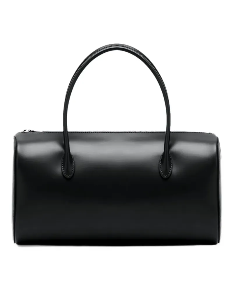 AURALEE mini Boston tote bag - Schwarz Schwarz