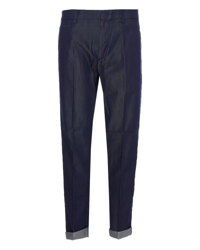 Dondup Hose mit Umschlag - Blau Blau