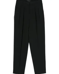 Giorgio Armani Tapered-Hose mit Abnähern Schwarz