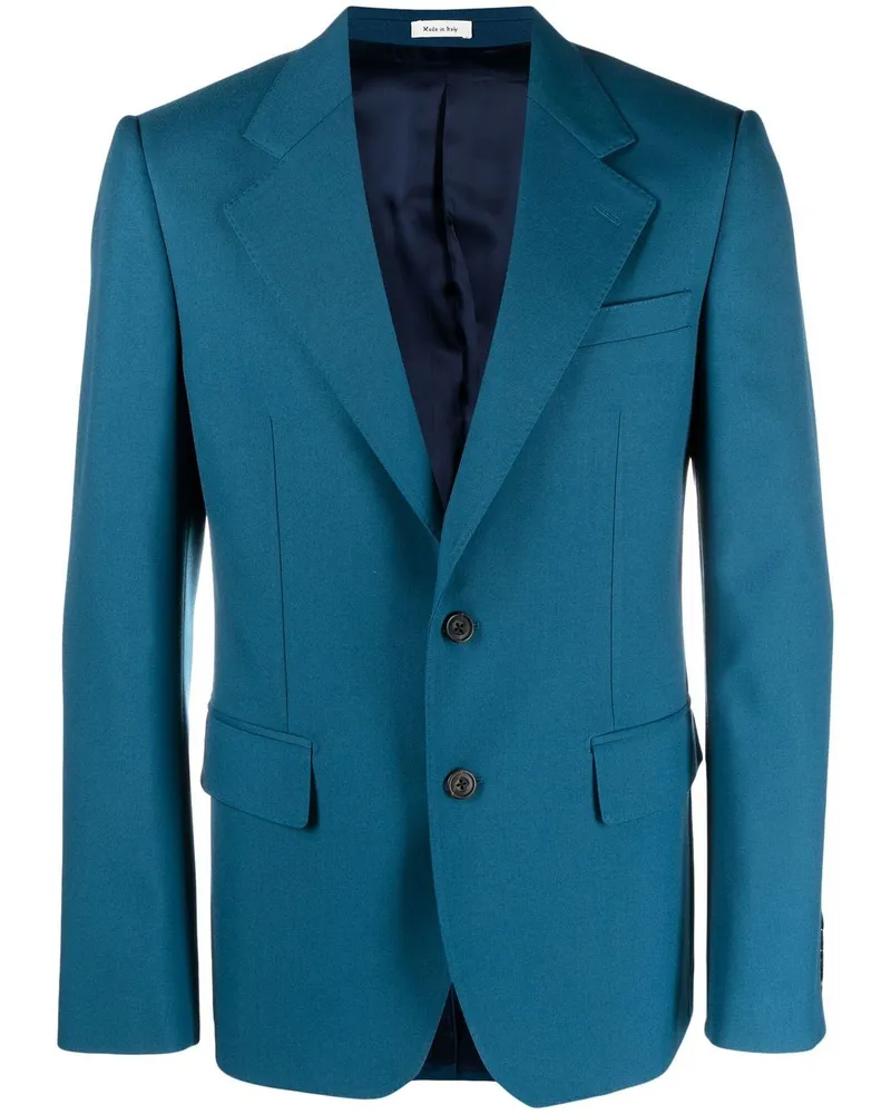 Alexander McQueen Klassisches Sakko - Blau Blau