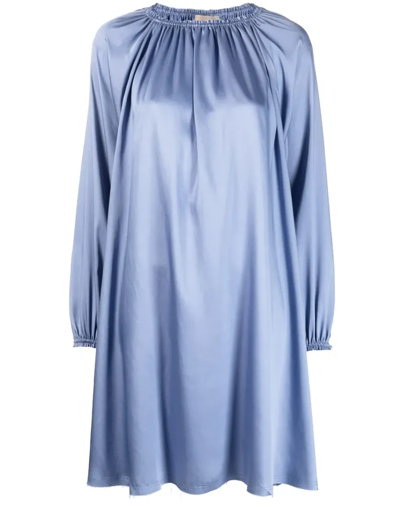 Blanca Kleid mit Raffungen - Blau Blau