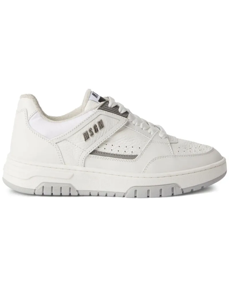 MSGM Sneakers mit Logo-Prägung - Weiß Weiß