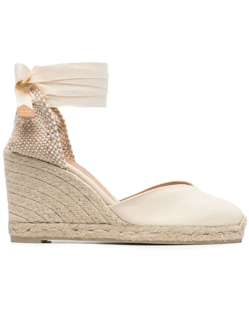 Castañer Sandalen mit Schnürung - Nude Nude