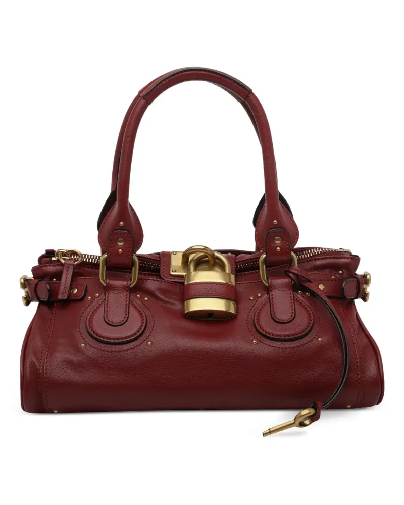 Chloé Paddington Clutch mit Schloss - Rot Rot