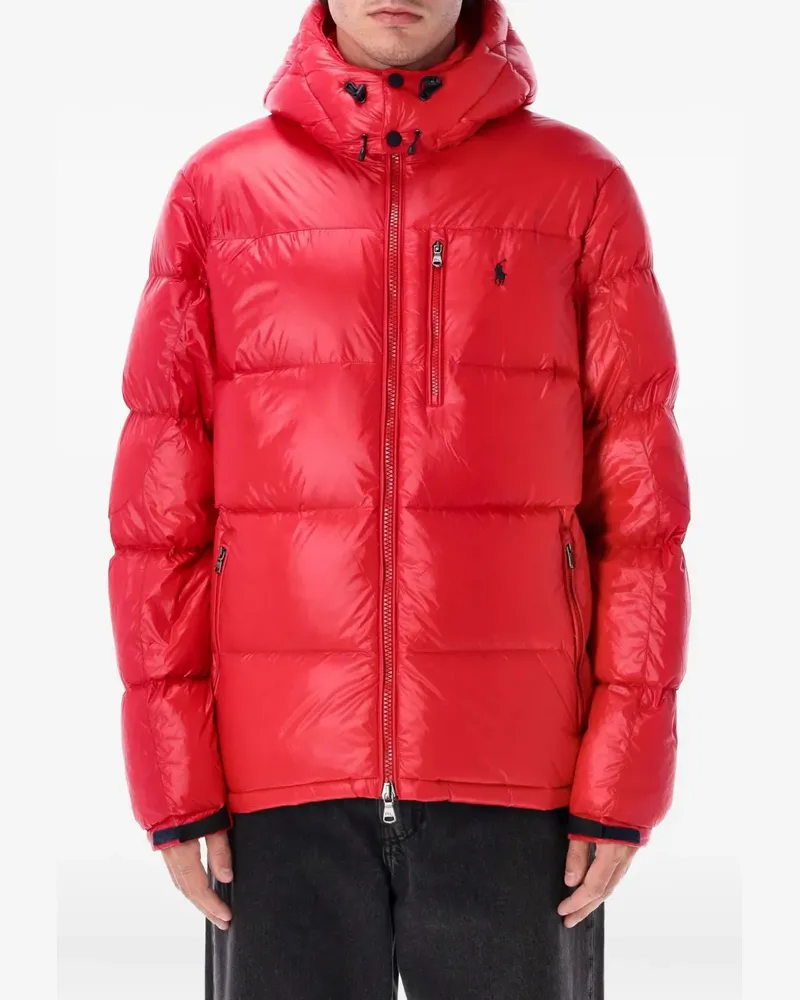 Ralph Lauren Gefütterte Kapuzenjacke - Rot Rot