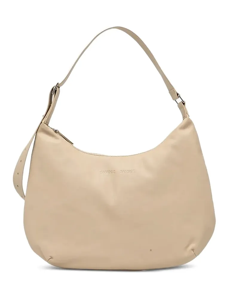 Samsøe & Samsøe Curved Schultertasche mit Reißverschluss - Nude Nude