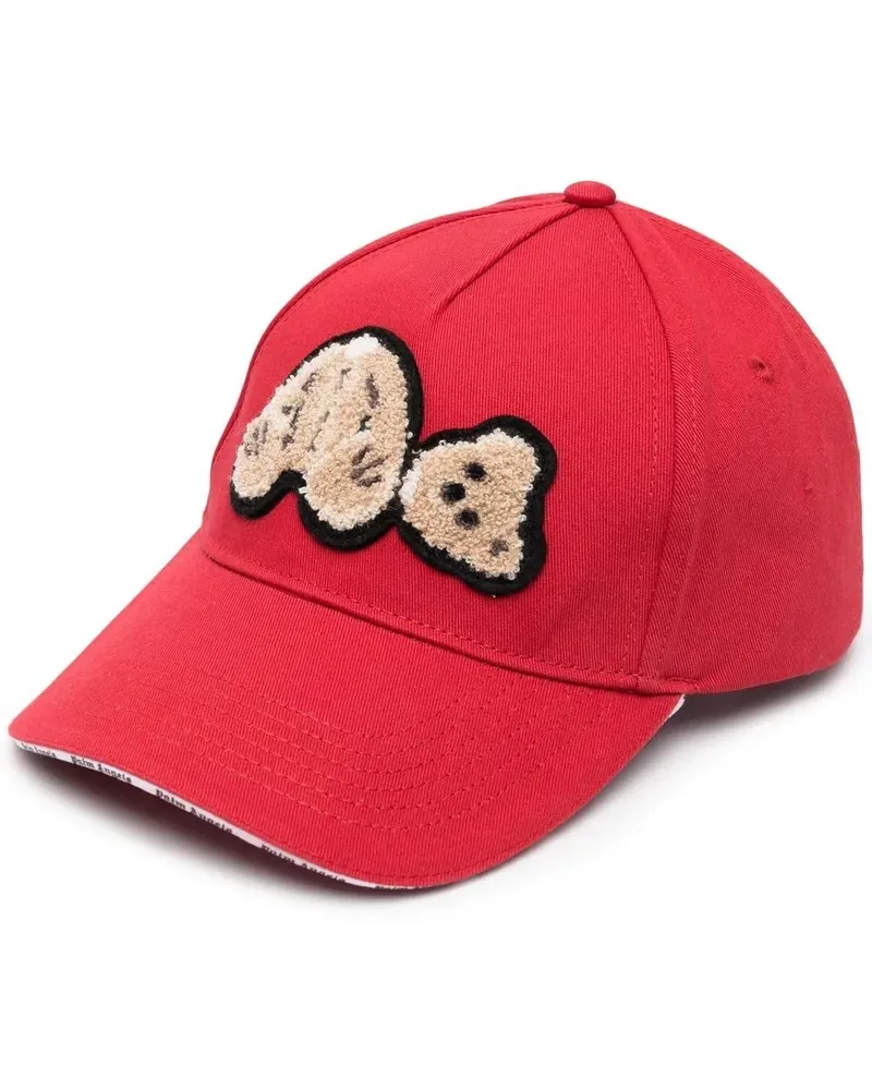 Palm Angels Baseballkappe mit Teddy-Applikation - Rot Rot