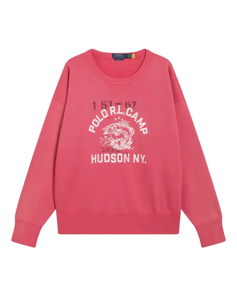 Ralph Lauren graphic-print sweatshirt - Rosa Rosa