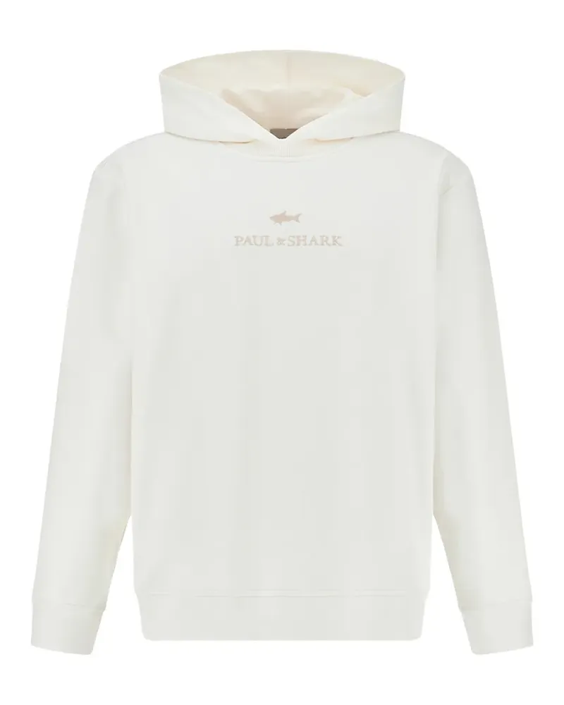 Paul & Shark logo-print hoodie - Nude Nude
