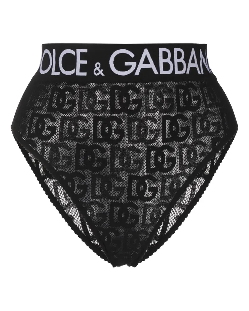 Dolce & Gabbana Slip mit hohem Bund - Schwarz Schwarz