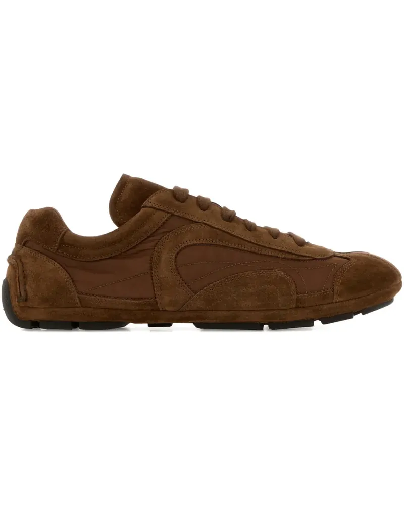 Prada Montecarlo Re-Edition 2005 suede sneakers - Braun Braun