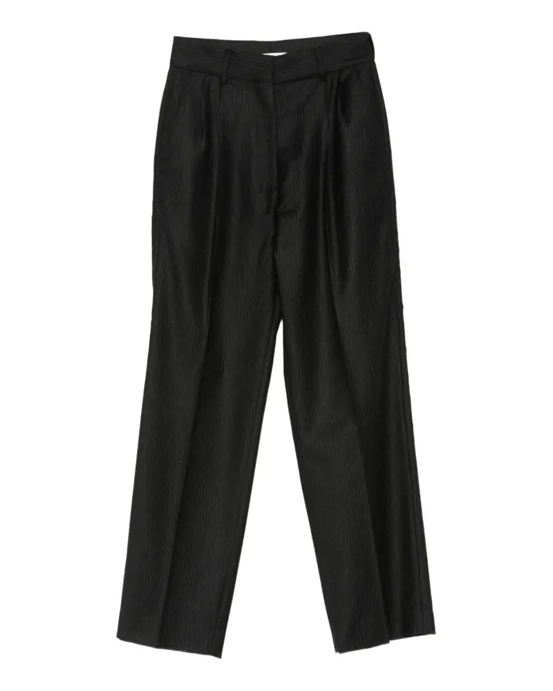Blazé Milano Bundfaltenhose mit Nadelstreifen - Schwarz Schwarz
