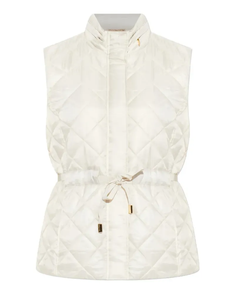 Michael Kors quilted tie-waist gilet - Nude Nude