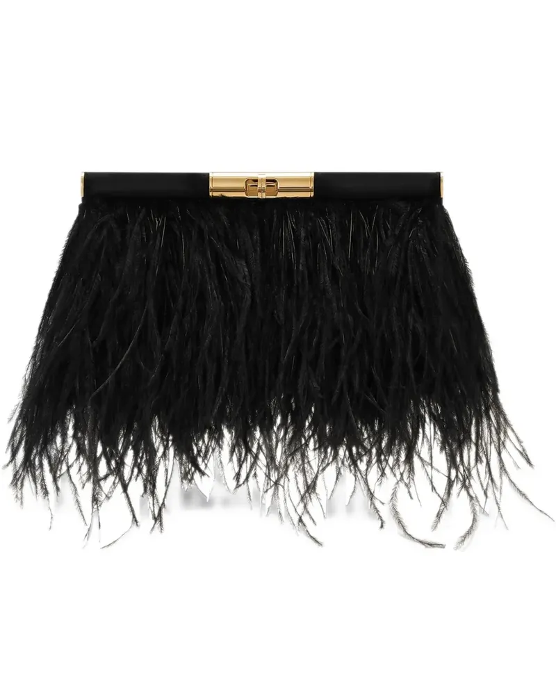 Dolce & Gabbana Mittelgroße Marlene Schultertasche - Schwarz Schwarz