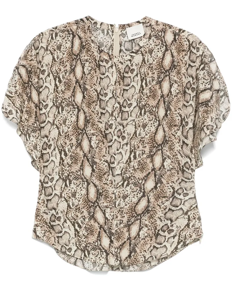 Isabel Marant Karlita T-Shirt - Nude Nude