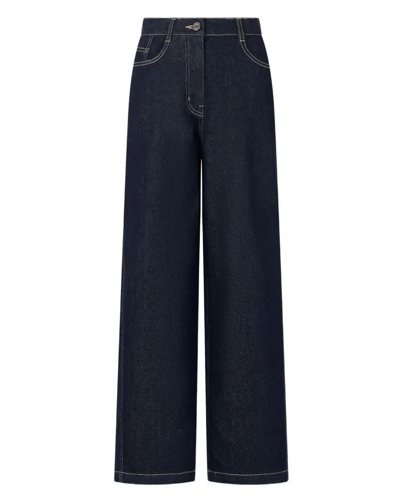 STUDIO TOMBOY Jeans mit Kordelzug - Blau Blau