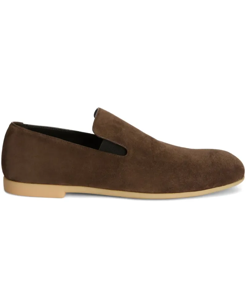 Jil Sander Loafer aus Wildleder - Braun Braun