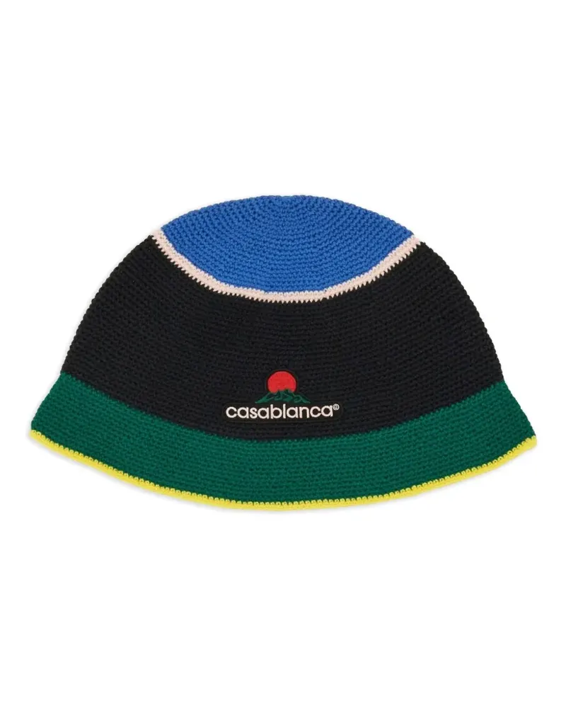 Casablanca Paris Fischerhut mit Applikation - Schwarz Schwarz