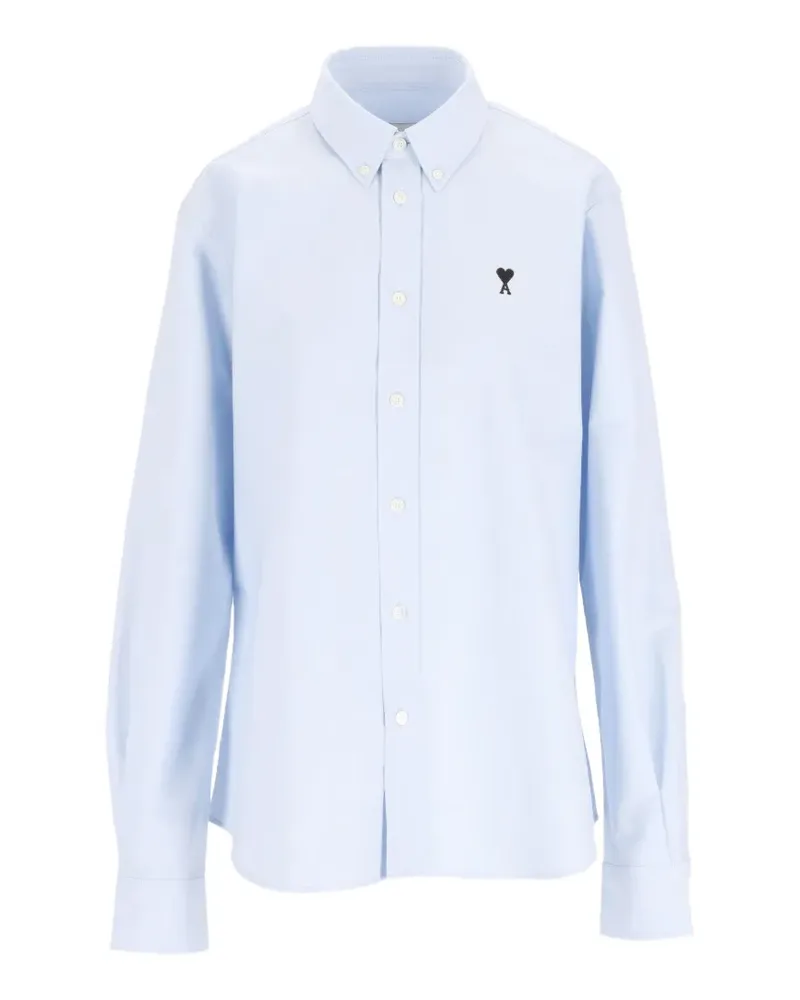 AMI Paris Ami de Coeur button-down shirt - Blau Blau