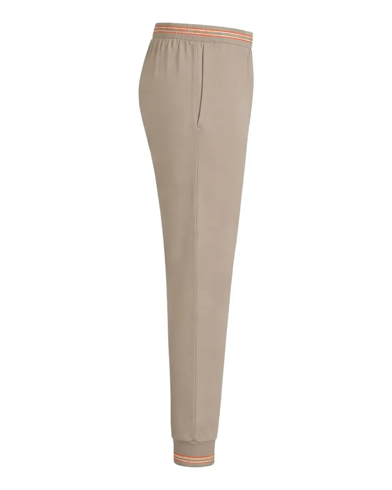 Pal Zileri stripe-trim track pants - Braun Braun