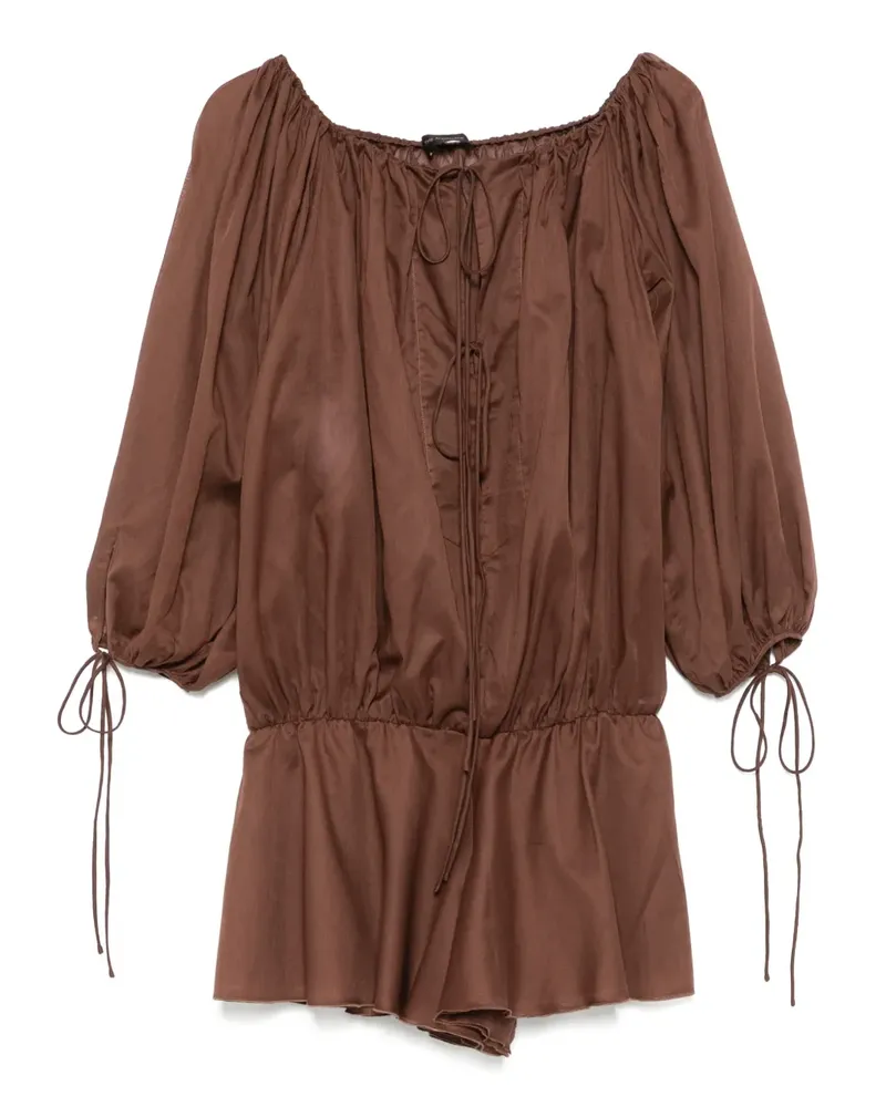 ANDAMANE Playsuit aus Baumwolle - Braun Braun
