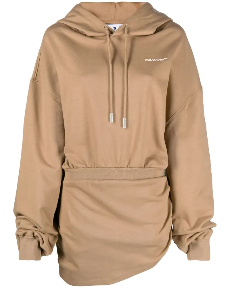 OFF-WHITE For All Sweatshirtkleid - Braun Braun