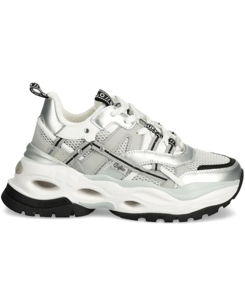 Buffalo Sneakers mit Netzeinsätzen - Grau Grau